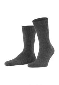 socken-struempfe Verkäufe 26 FALKE Teppich Im Schuh Socken aus Merinowolle für Herren - 3080 ANTHRA MEL