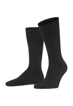 socken-struempfe Verkäufe 18 FALKE Herren Socken Airport Anthracite Melange - Hochwertige Herrensocken für Komfort und Stil