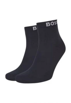 BOSS Socken 2er-Pack | Premium Herrensocken in DARK BLUE | Hochwertige Baumwolle | Bequemer Tragekomfort